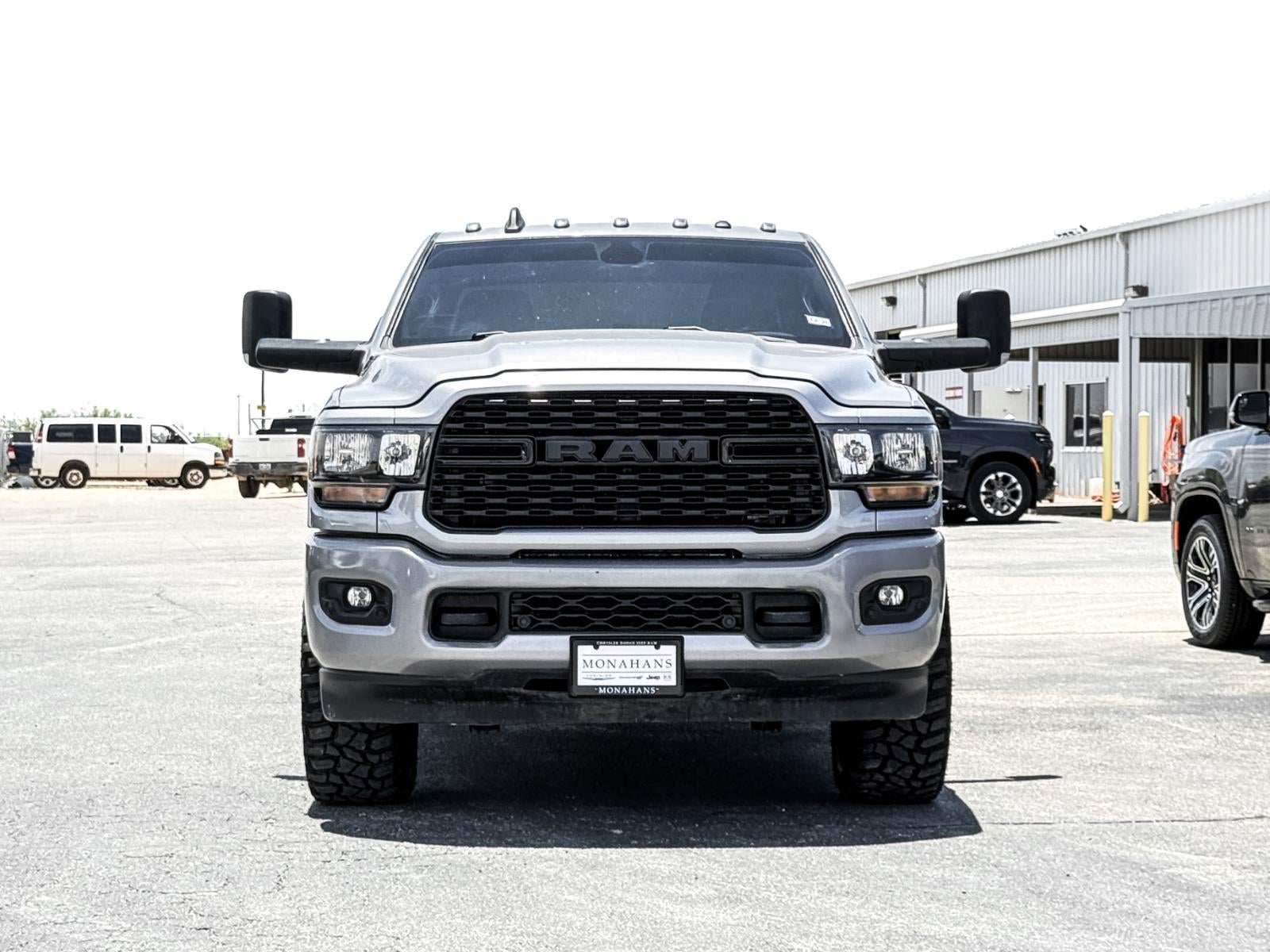 2022 RAM 3500 — rear three-quarter view